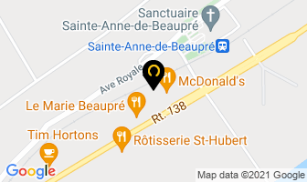Canada Post in Sainte-anne-de-beaupré map