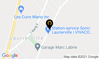 Canada Post in Laurierville map