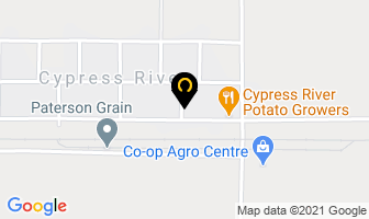 Canada Post in Cypress River map