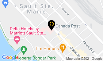 Canada Post in East Angus map