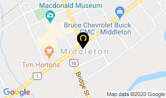 Canada Post in Middleton map