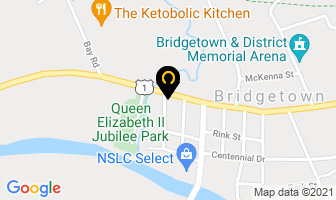 Canada Post in Bridgetown map