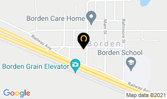 Canada Post in Borden map