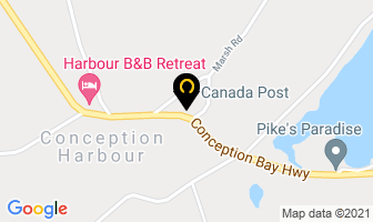 Canada Post in Division No. 1, Subd. B map
