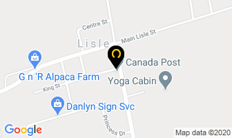 Canada Post in Adjala-tosorontio map