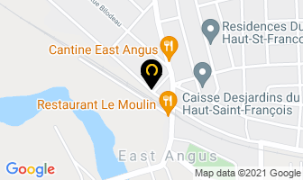 Canada Post in East Angus map