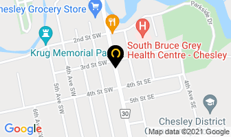 Canada Post in Claremont map