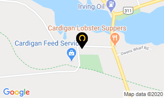 Canada Post in Cardigan map
