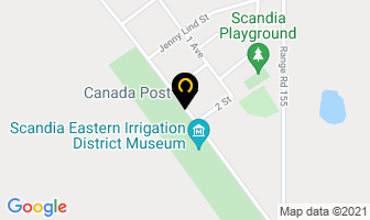 Canada Post in Scandia map