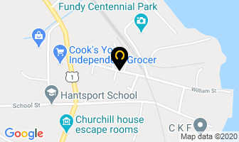 Canada Post in Hantsport map
