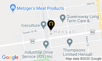 Canada Post in Hensall map