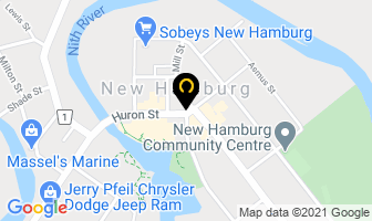 Canada Post in New Hamburg map