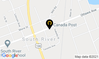 Canada Post in South River map