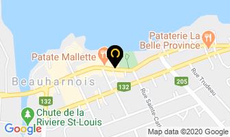 Canada Post in Beauharnois map