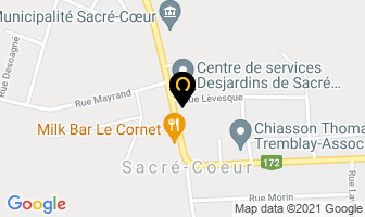 Canada Post in Sacré-coeur map