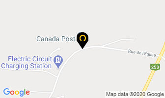 Canada Post in Coaticook map