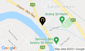 Canada Post in Saint-henri map