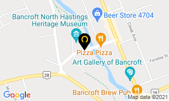 Canada Post in Bancroft map