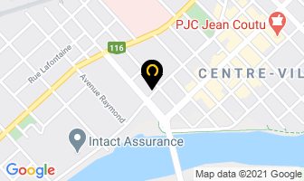 Canada Post in Saint-Hyacinthe map