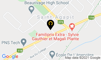 Canada Post in Saint-Agapit map