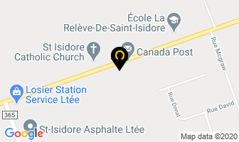 Canada Post in Saint-isidore map