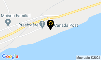 Canada Post in Sainte-thérèse-de-gaspé map