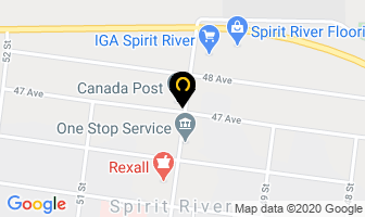 Canada Post in Spirit River map