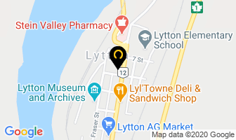 Canada Post in Lytton map