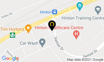 Canada Post in Hinton map
