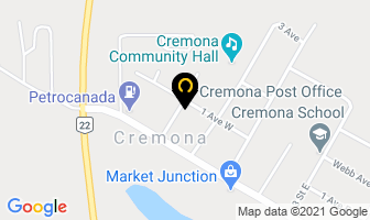 Canada Post in Cremona map