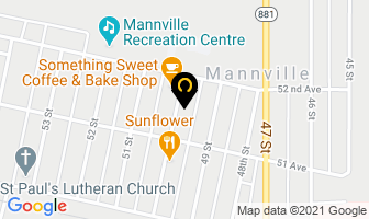 Canada Post in Mannville map