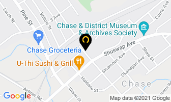 Canada Post in Chase map