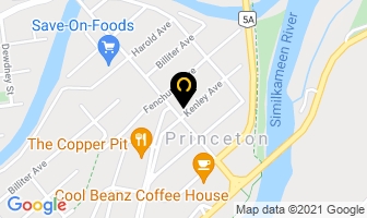 Canada Post in Princeton map
