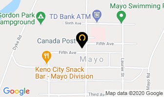 Canada Post in Mayo map