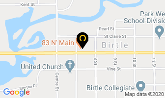 Canada Post in Birtle map