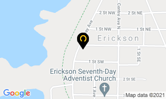Canada Post in Erickson map
