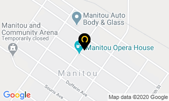 Canada Post in Manitou map