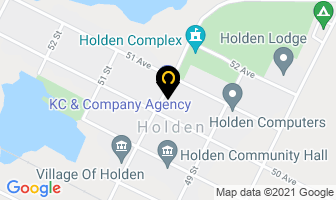 Canada Post in Holden map