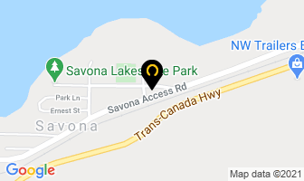 Canada Post in Savona map