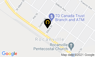 Canada Post in Rocanville map