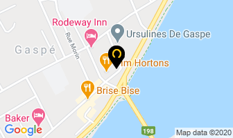 Canada Post Gaspé Succ Bureau-Chef in Lac-Mégantic map