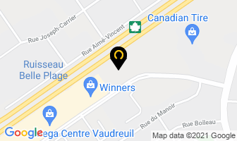 Canada Post Librairies Boyer in Vaudreuil-Dorion map