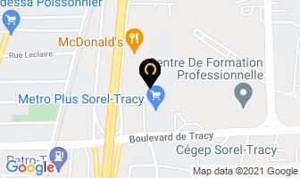 Canada Post Pharmacie Brunet in Sorel-Tracy map