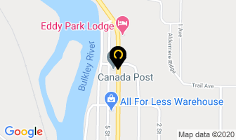 Canada Post Postal Office For Products & Services in Telkwa map