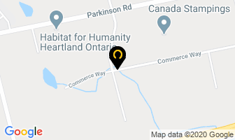 Canada Stampings in Woodstock map