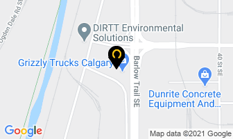 Canada West Industrial Coatings in Calgary map