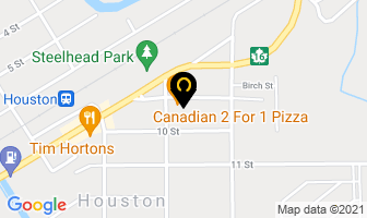 Canadian 2 For 1 Pizza in Antigonish map