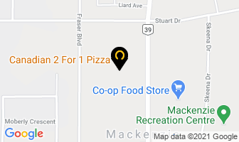 Canadian 2 For 1 Pizza in Woodbridge map