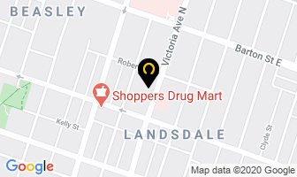 Canadian Appliance Service in Hamilton map
