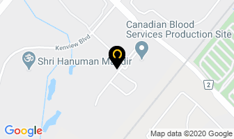 Canadian Blood Services in Brampton map